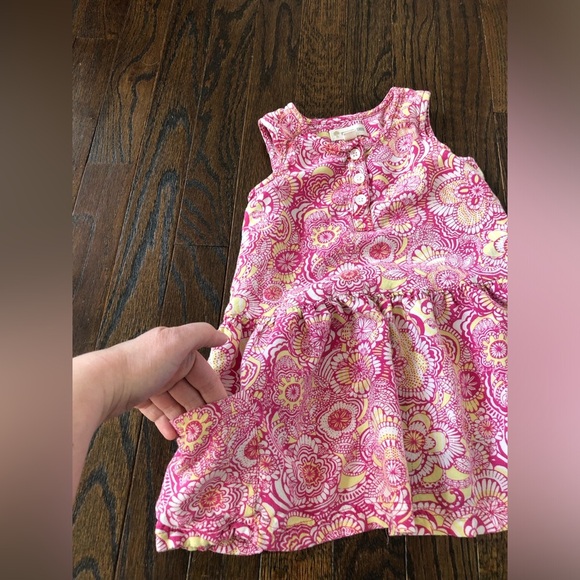 Tucker + Tate Girls 4Y Sleeveless A-Line Pocket Dress w/Geometric Floral Design - Picture 5 of 8